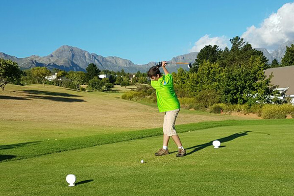 Hopefield Hoerskool golfers is 'n klein maar toegewyde spannetjie.
